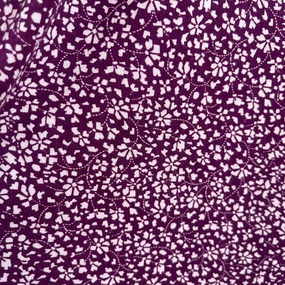 Anthropologie Maeve Claremont Jumpsuit Purple Floral Size XS - Picture 11 of 13